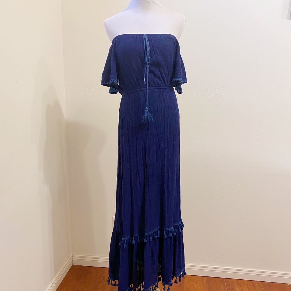 Off Shoulder Maxi Dress